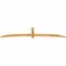 Ekena Millwork Bellingham Rough Sawn Timber Gable Bracket, Western Red Cedar, 108"W x 22"H x 2"D x 4"F, 5/12 Pitch GBW108X22X0204BEL00RWR - alternate 3